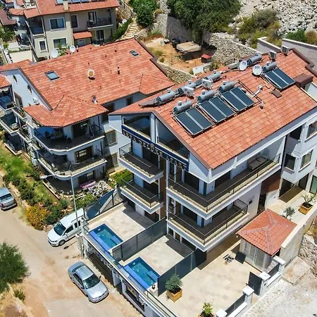 Luxury Flat With Jacuzzi & Sea View In Kas Apartment